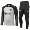 Tréninkový Mikina Soupravy FC Barcelona Quarter Zip Gray Version 2023-24 pro Muži